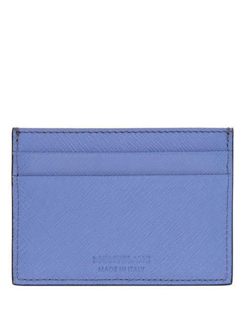 Blue rectangular card holder Mont Blanc | 198245X